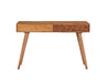 Lotus - 2-Drawer Console Table - Natural Brown - Simple Home Plus