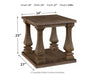 Johnelle - Gray - Rectangular End Table - Simple Home Plus