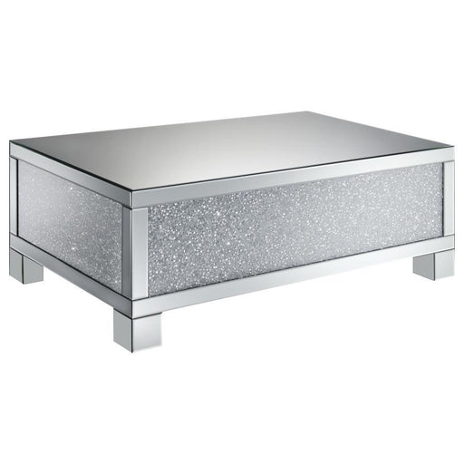 Gillian - Rectangular Coffee Table - Clear Mirror - Simple Home Plus