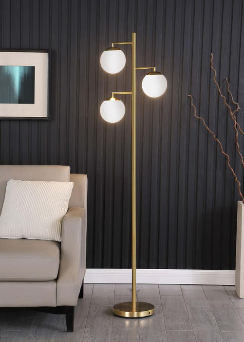 Sena - Trio Tree Floor Lamp - Gold - Simple Home Plus