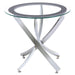 Brooke - Glass Top End Table - Simple Home Plus