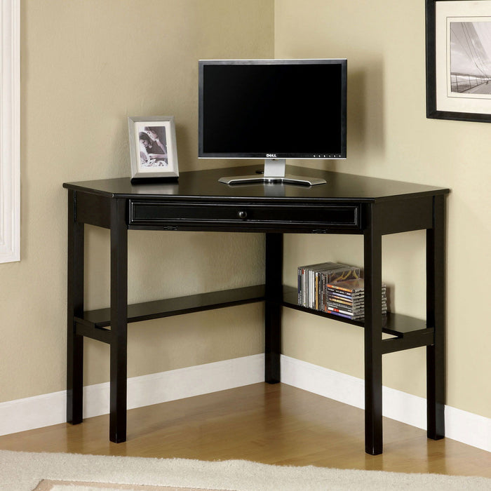 Porto - Corner Desk - Black - Simple Home Plus