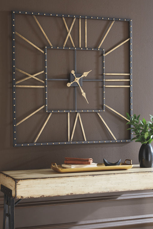 Thames - Black / Gold Finish - Wall Clock - Simple Home Plus
