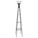 Gianni - Versatile Shelf Tower Floor Lamp - Charcoal Black - Simple Home Plus