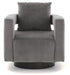 Alcoma - Otter - Swivel Accent Chair - Simple Home Plus