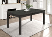 Marbrisa - Rectangular Dining Table - Matte Black - Simple Home Plus