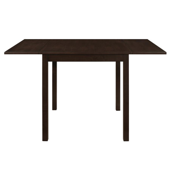 Kelso - Rectangular Dining Table With Drop Leaf - Cappuccino - Simple Home Plus