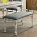 Siobhan - Bench - Antique White / Gray - Simple Home Plus