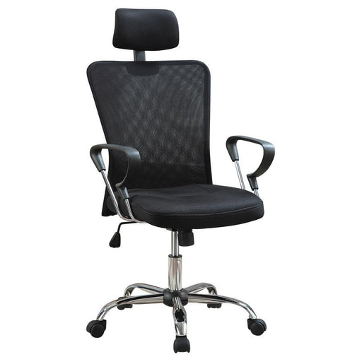 Stark - Mesh Back Office Chair - Black And Chrome - Simple Home Plus