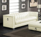 Chaviano - Tufted Upholstered Sofa Pearl White - Simple Home Plus