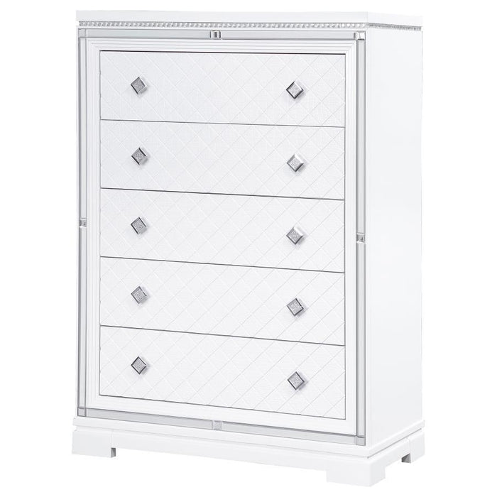 Eleanor - Rectangular 5-Drawer Chest - Simple Home Plus