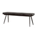 Misty - Leather Upholstered Dining Bench - Antique Espresso - Simple Home Plus