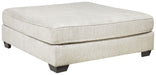 Rawcliffe - Parchment - Oversized Accent Ottoman - Simple Home Plus