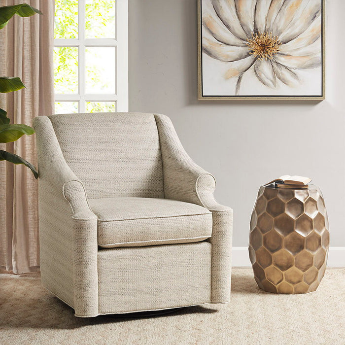 Justin - Swivel Glider Chair - Tan