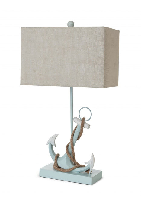 Anchor Table Lamps (Set of 2) - Blue / White