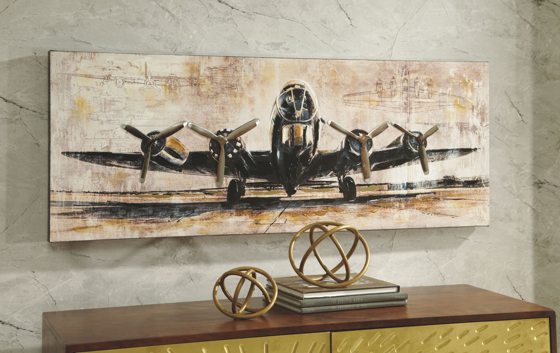 Kalene - Brown / Black - Wall Art - Simple Home Plus