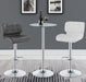 Abiline - Glass Top Round Bar Table - Chrome - Simple Home Plus