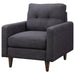 Watsonville - Tufted Back Chair - Gray - Simple Home Plus